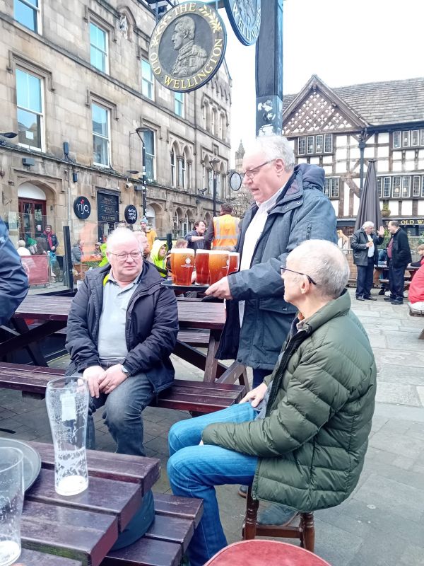 Graham Whiteside, John Higgins and Hadyn Collings